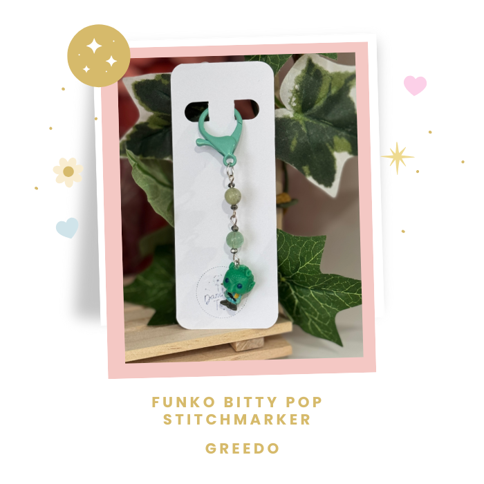 Stitchmarkers made with Disney Star Wars Bitty Pop
