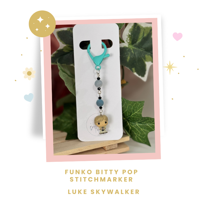 Stitchmarkers made with Disney Star Wars Bitty Pop