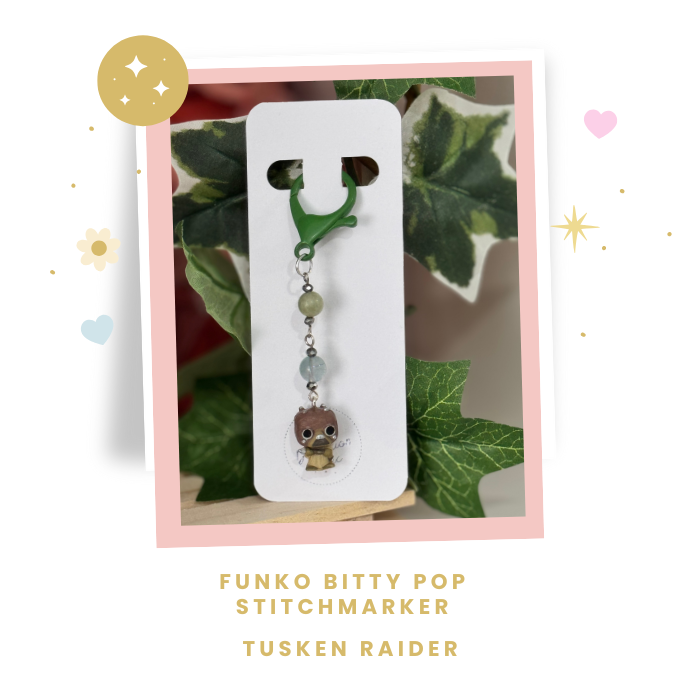 Stitchmarkers made with Disney Star Wars Bitty Pop