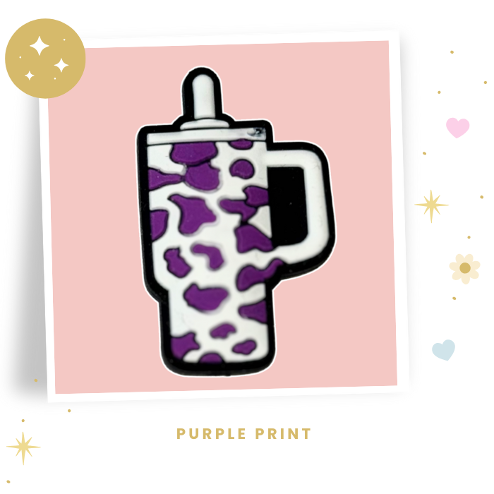 Choose Beaded Crochet Hook and/Or AmiStixTM - Cow Print Cups