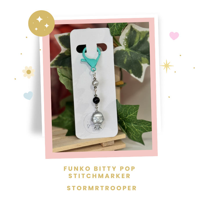 Stitchmarkers made with Disney Star Wars Bitty Pop