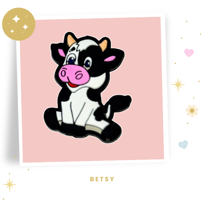 Choose Beaded Crochet Hook and/Or AmiStixTM -Cutie Cows