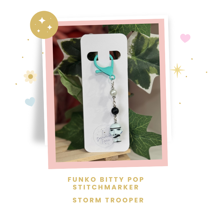 Stitchmarkers made with Disney Star Wars Bitty Pop
