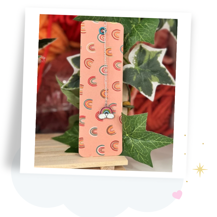 Mystery Charmed Rainbow Book mark