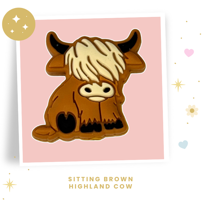 Choose Beaded Crochet Hook and/Or AmiStixTM -Highland Cows