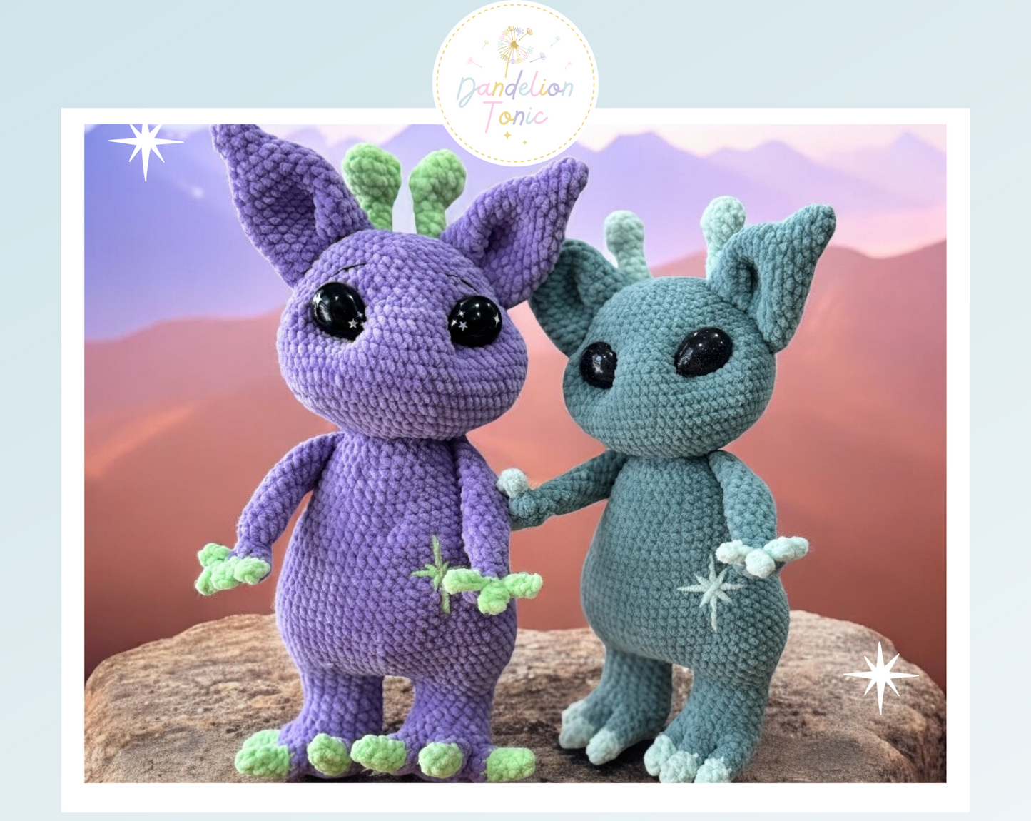 Rezzy the Resident Alien Crochet Pattern