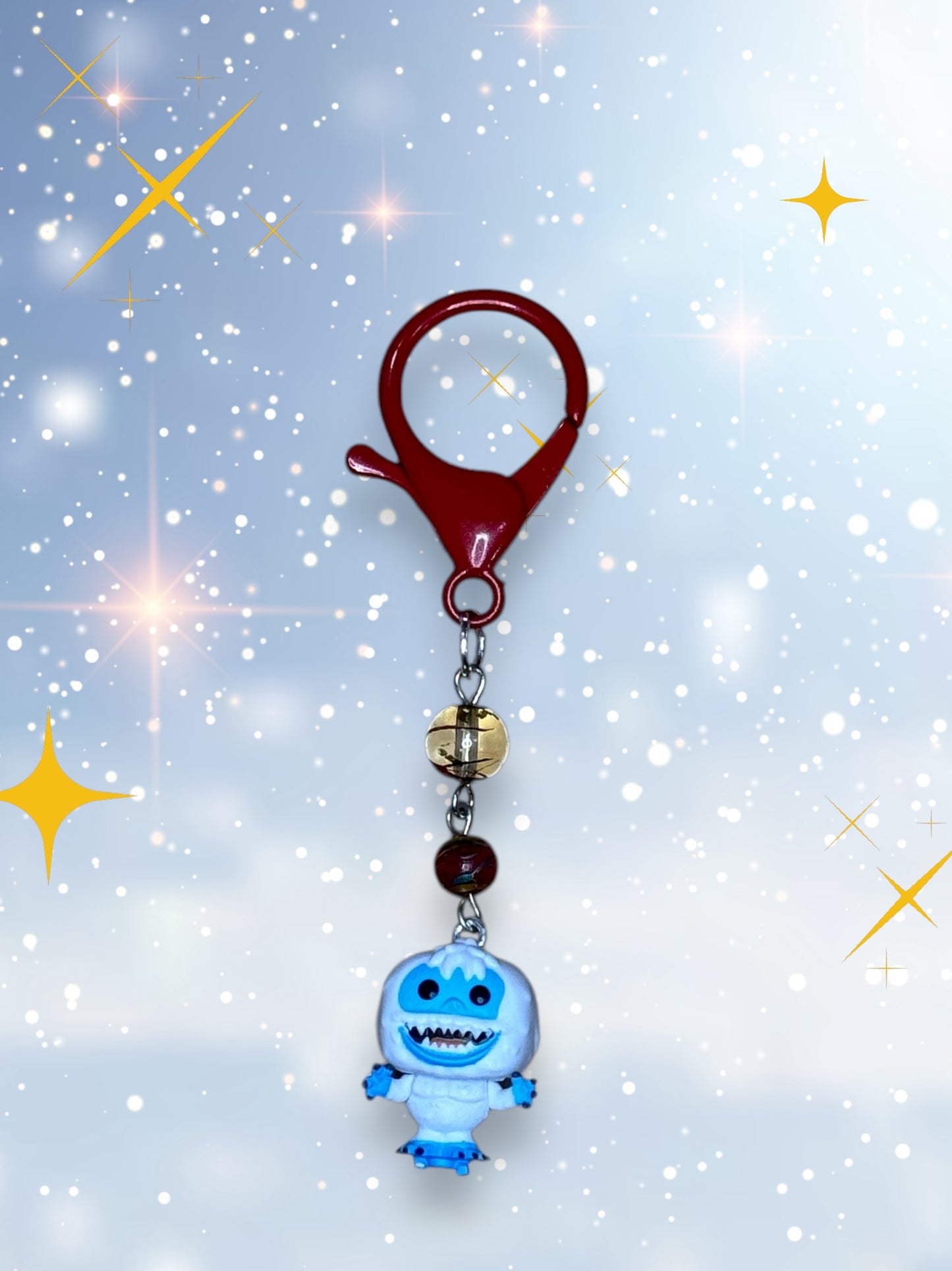 Stitchmarkers made with Disney Rudolph Bitty Pop