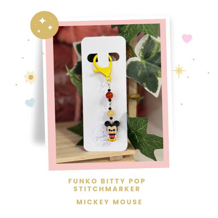 Stitchmarkers made with Disney Bitty Pop