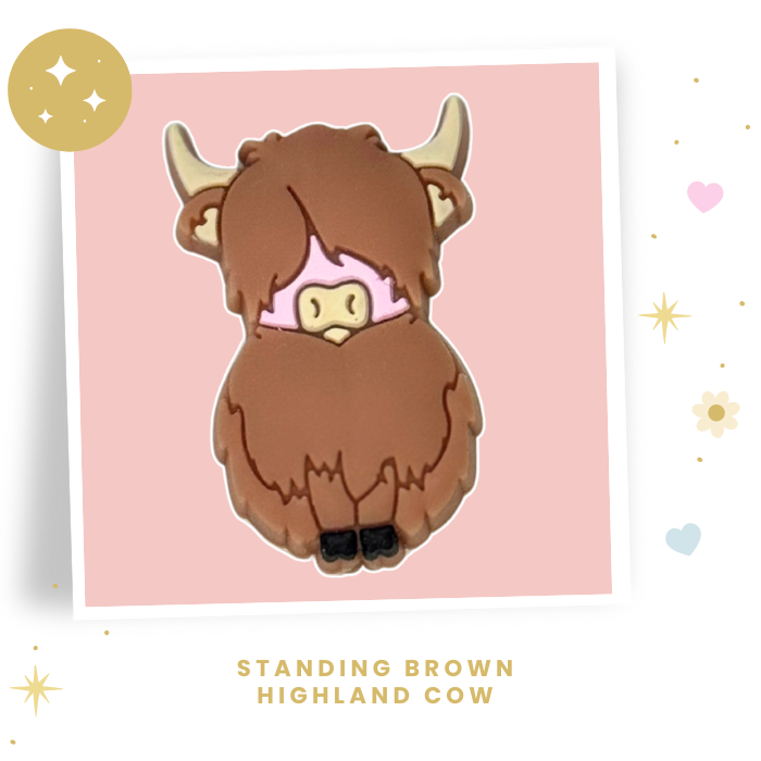 Choose Beaded Crochet Hook and/Or AmiStixTM -Highland Cows