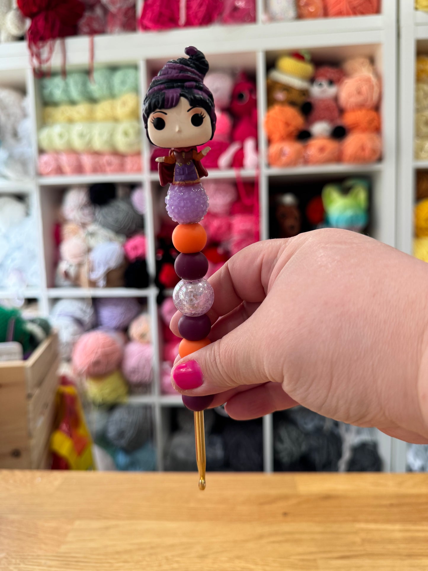 Choose Beaded Crochet Hook and/Or AmiStixTM - Made with Funko Pocket Pop Hocus Pocus
