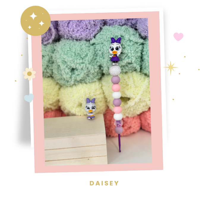 Interchangeable Topper Crochet Hook and/Or AmiStixTM - Made with Mickey Classics Doorables