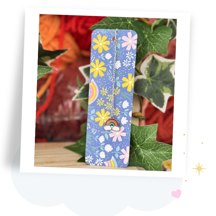 Mystery Charmed Rainbow Book mark