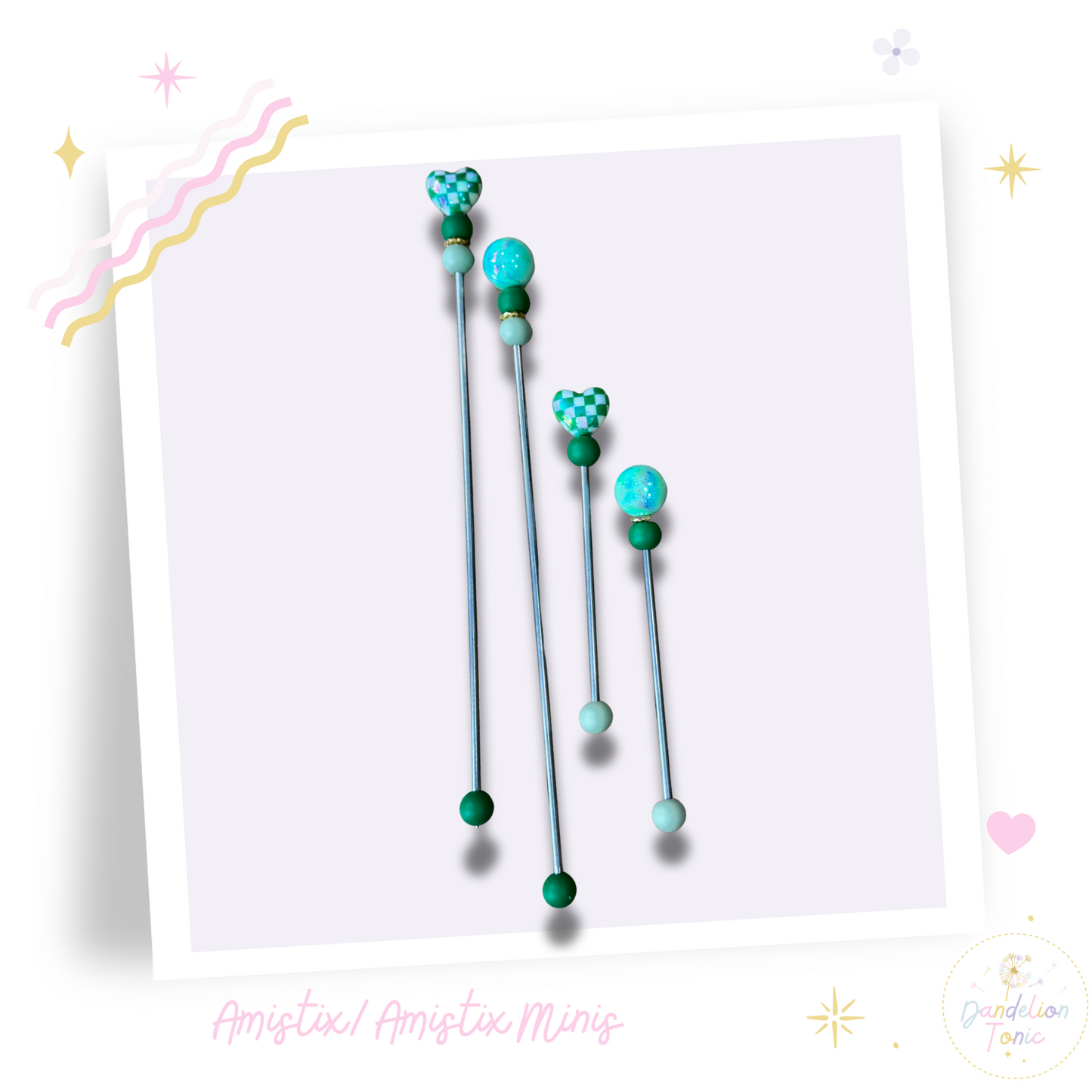 AmiStix™️ or Amistix minis Checkboard Hearts