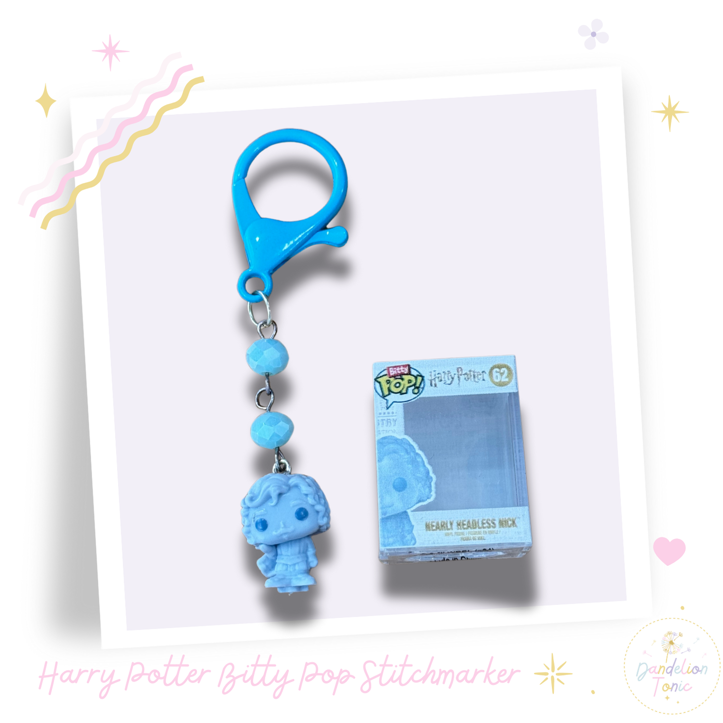 Stitchmarkers made with Harry Potter Bitty Pop