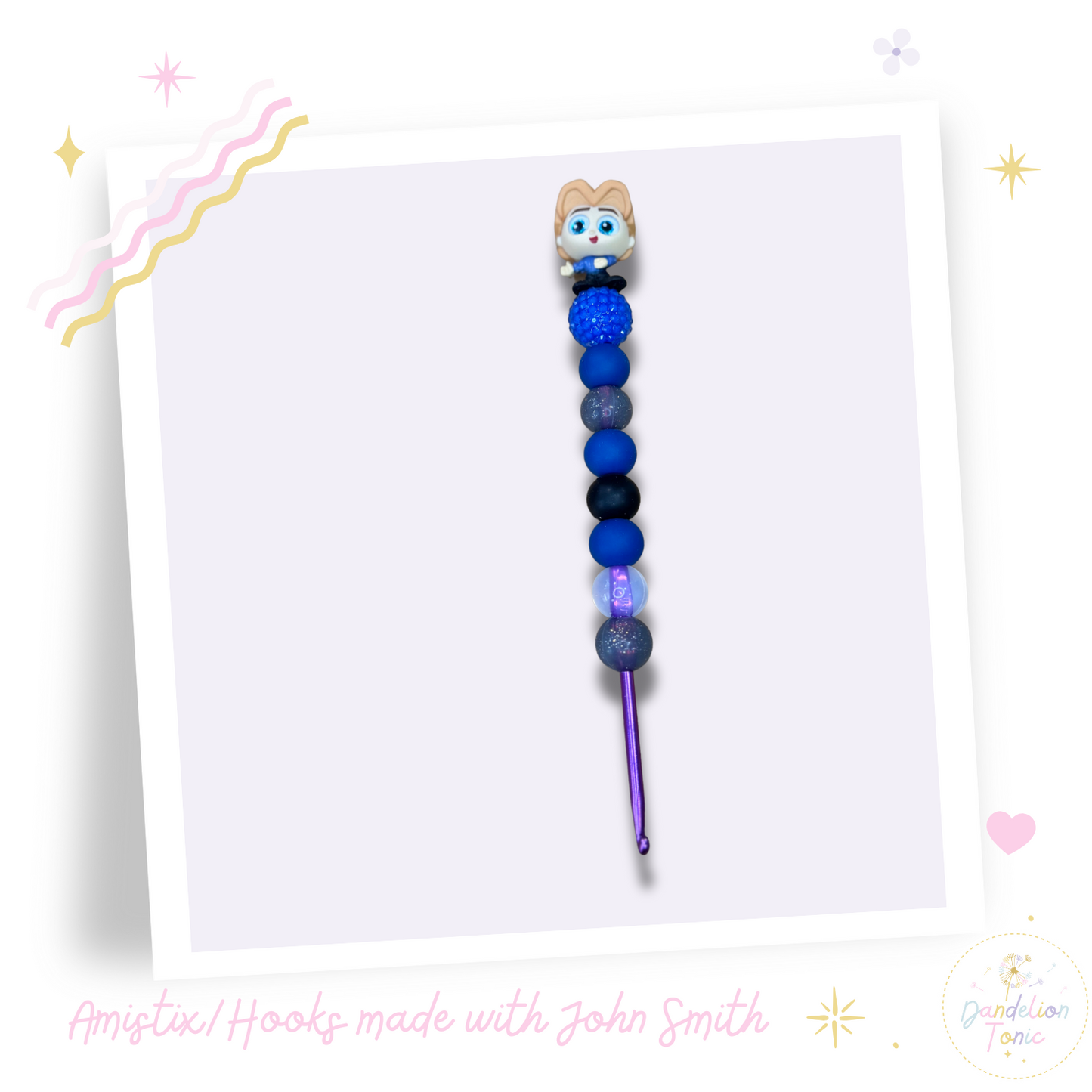 Choose Beaded Crochet Hook and/Or AmiStixTM - Made with Pocahontas Disney Doorables