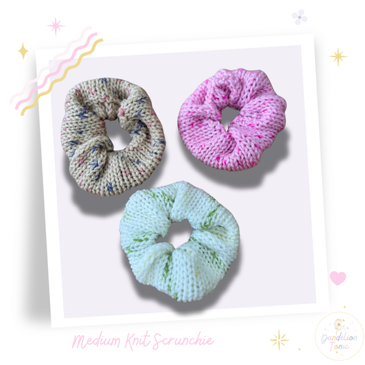 Knit Medium Scrunchie