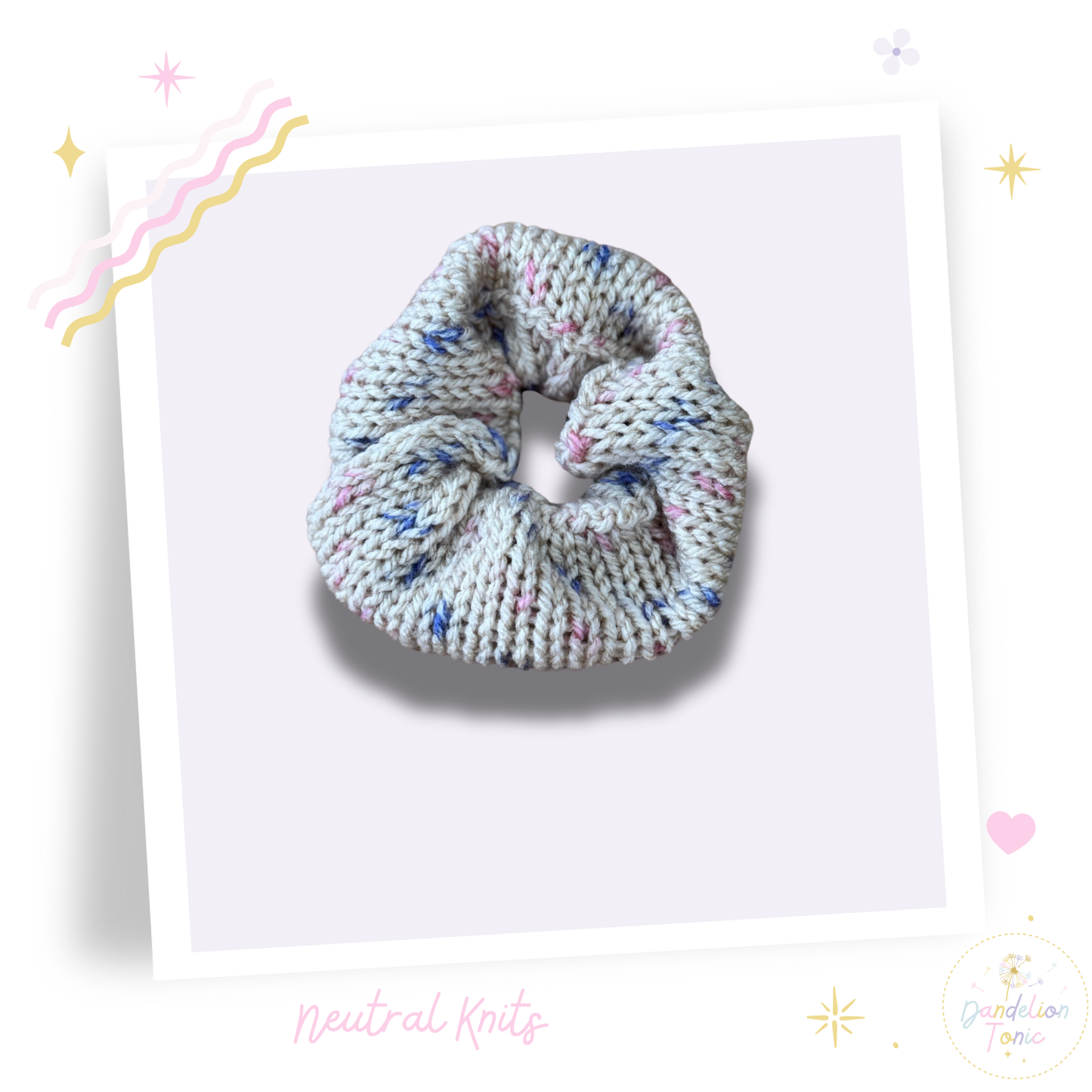 Knit Medium Scrunchie