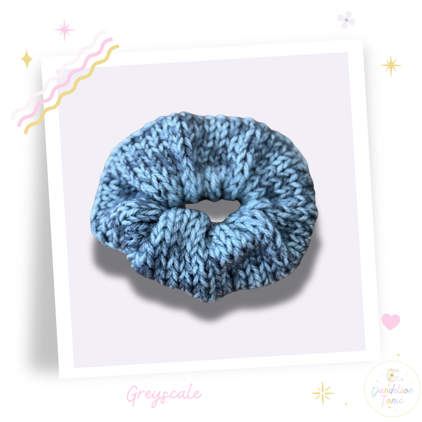 Knit Large Scrunchie