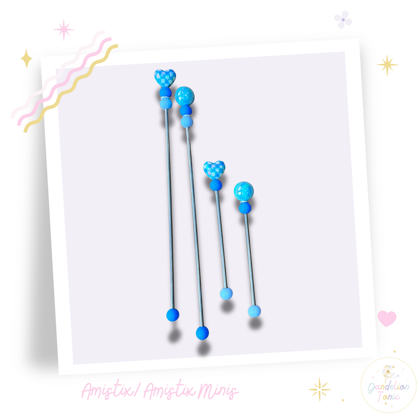 AmiStix™️ or Amistix minis Checkboard Hearts