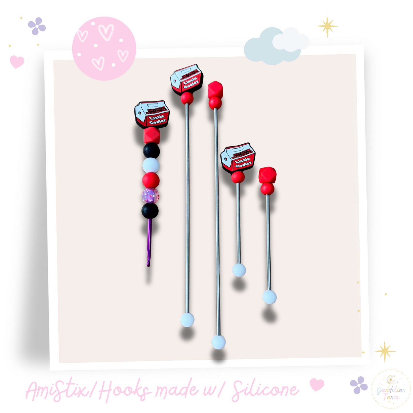 Beaded Crochet Hook and/Or AmiStixTM - Little Cooler