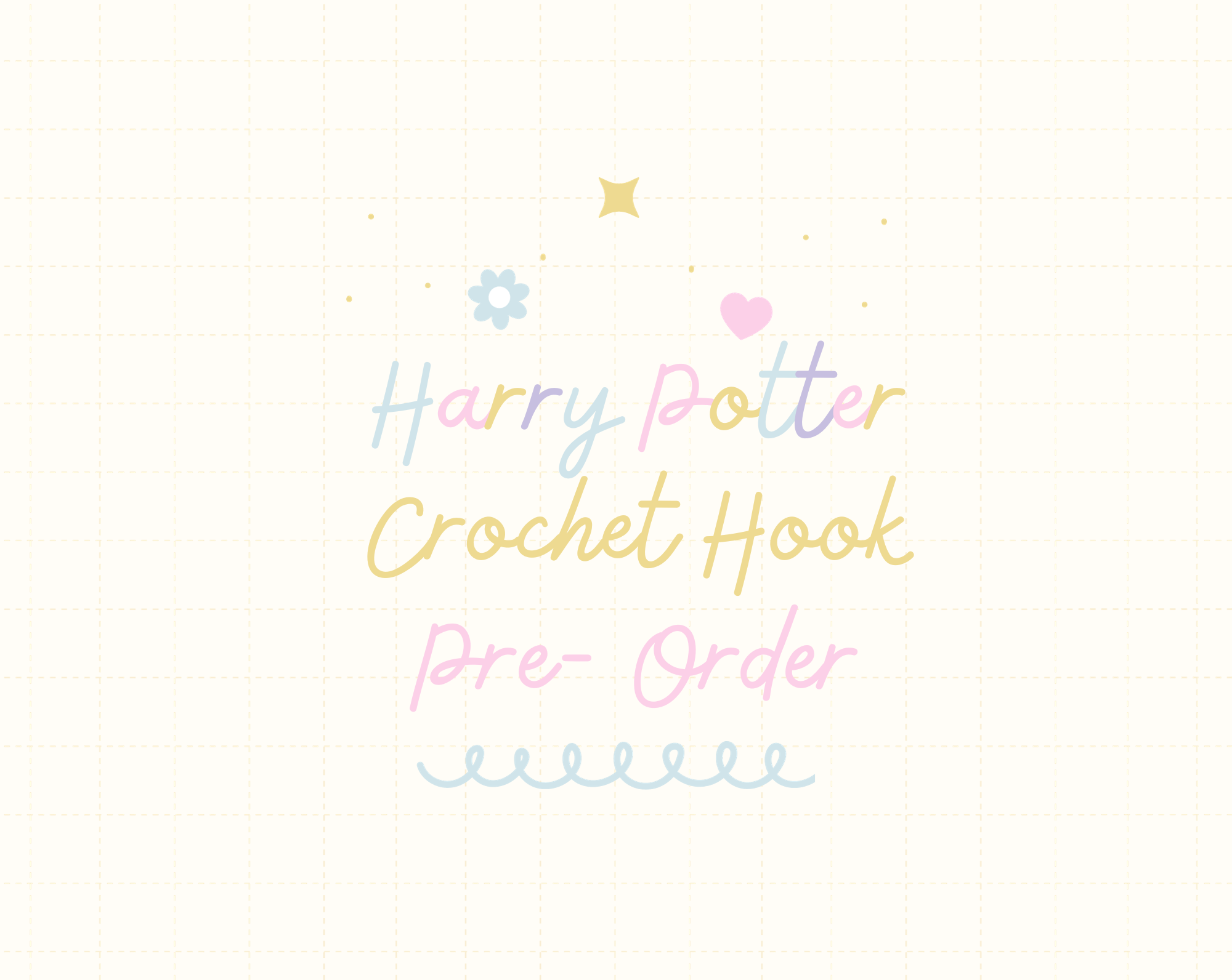 Harry Potter Crochet Hook PreOrder DandelionTonic