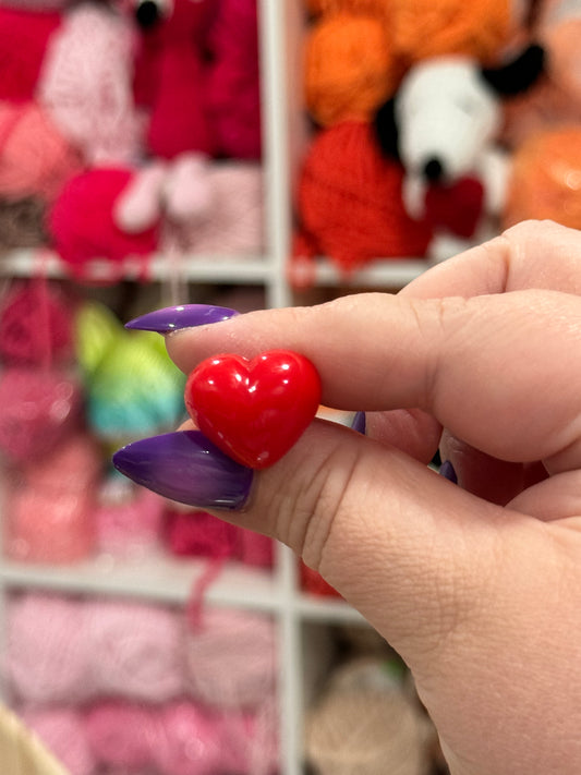 21MM Heart Saftey Eyes/nose 10 pack
