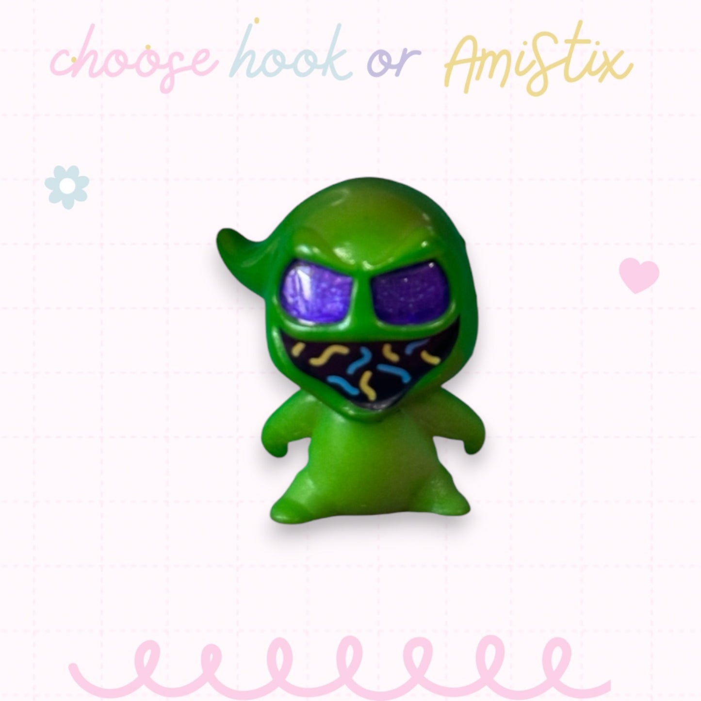 Interchangeable Topper Crochet Hook and/Or AmiStixTM - Made with Nightmare Before Christmas Doorables