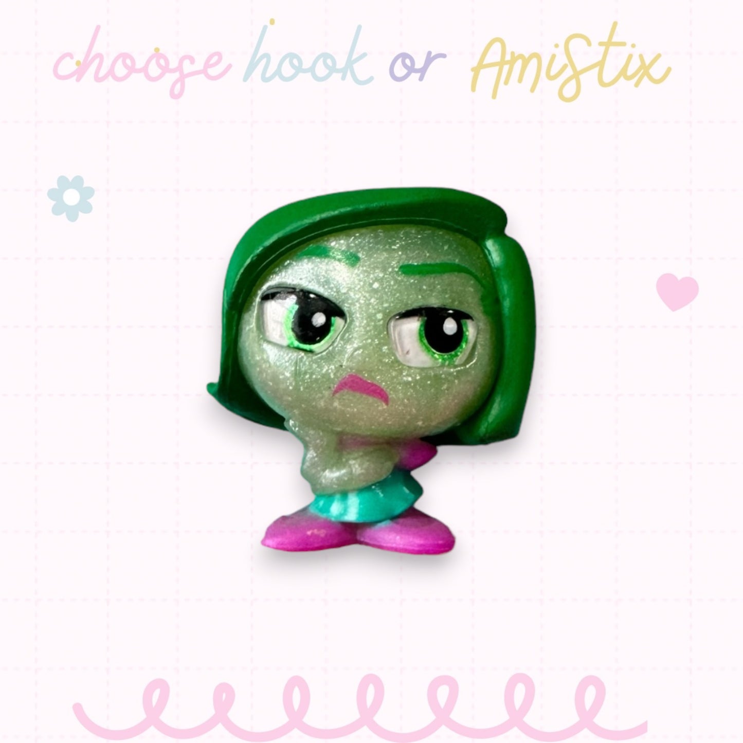Choose Beaded Crochet Hook and/Or AmiStixTM - Made with Inside Out Disney Doorables