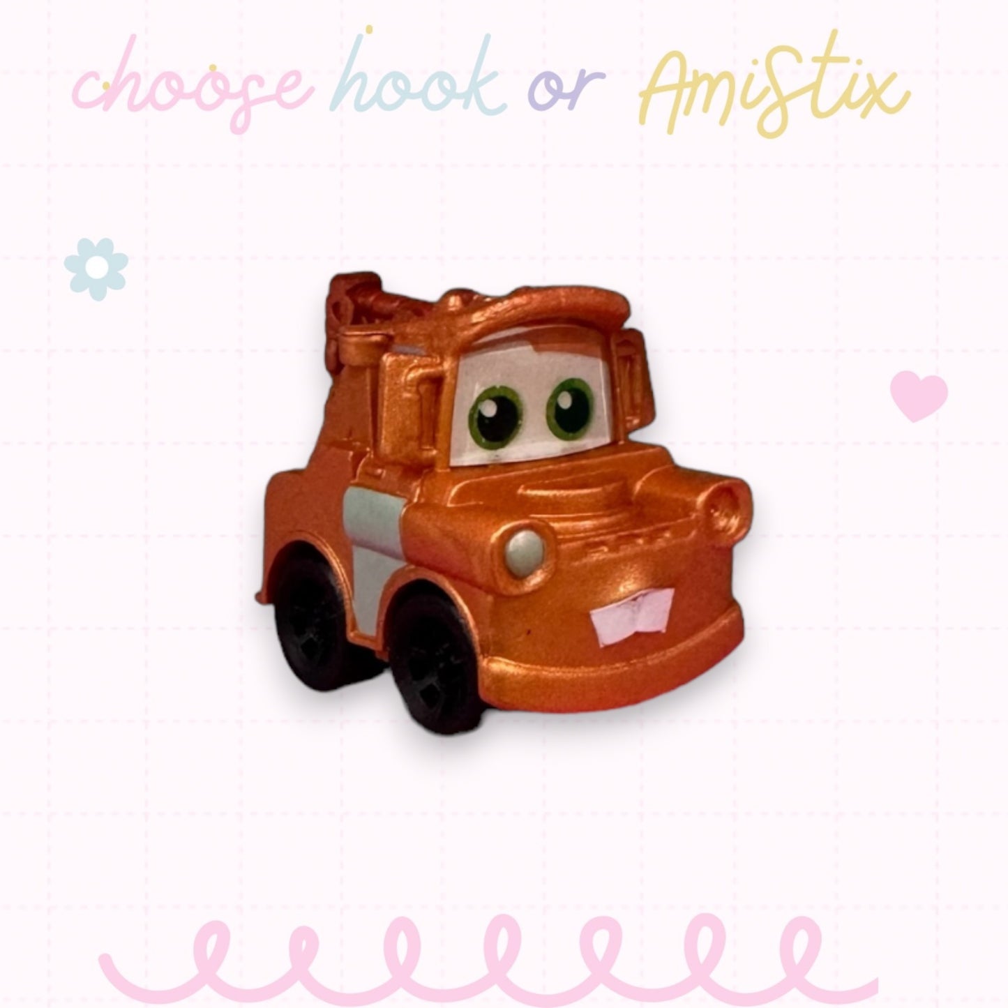 Interchangeable Topper Crochet Hook and/Or AmiStixTM - Made with Cars Doorables