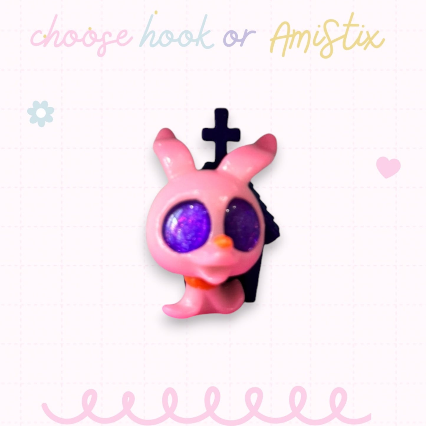 Interchangeable Topper Crochet Hook and/Or AmiStixTM - Made with Nightmare Before Christmas Doorables