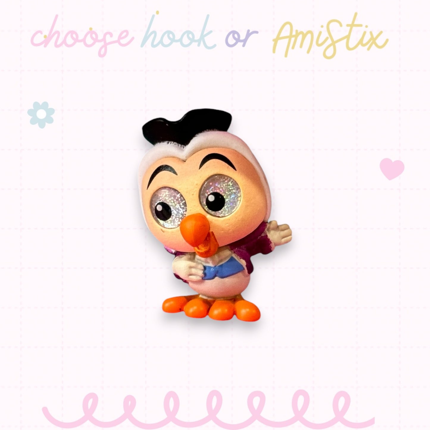 Choose Beaded Crochet Hook and/Or AmiStixTM -  Made with Alice in Wonderland Disney Doorables