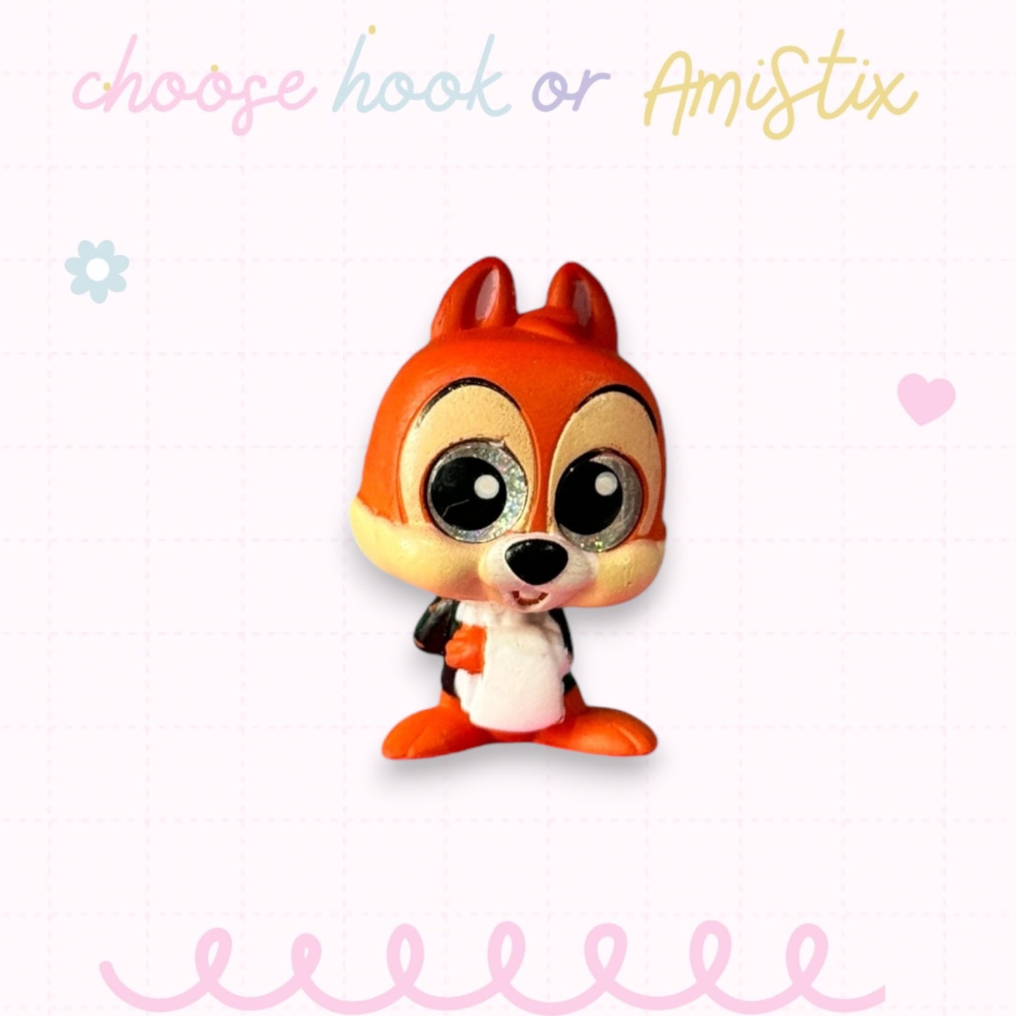 Choose Beaded Crochet Hook and/Or AmiStixTM - Made with Chip ‘n’ Dale Doorables