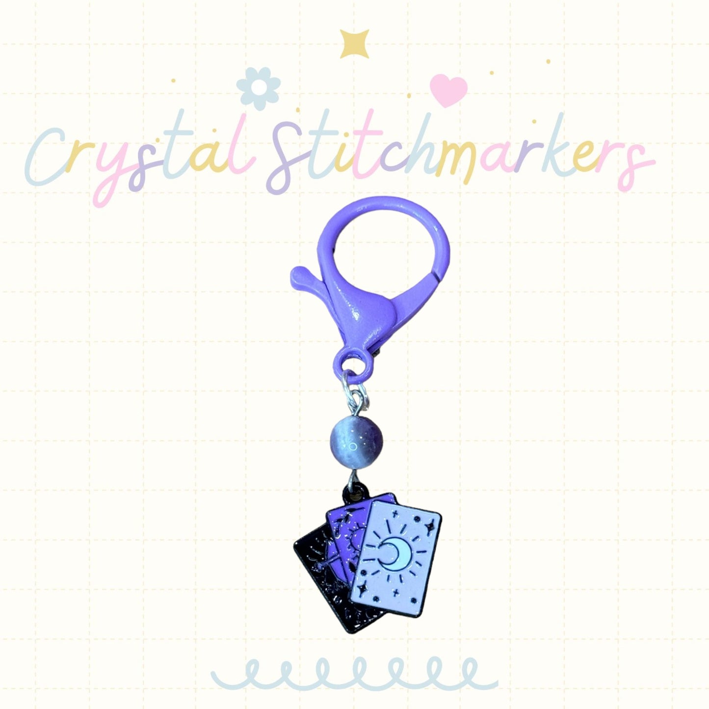 Dream Amethyst Halloween Theme Stitch Markers