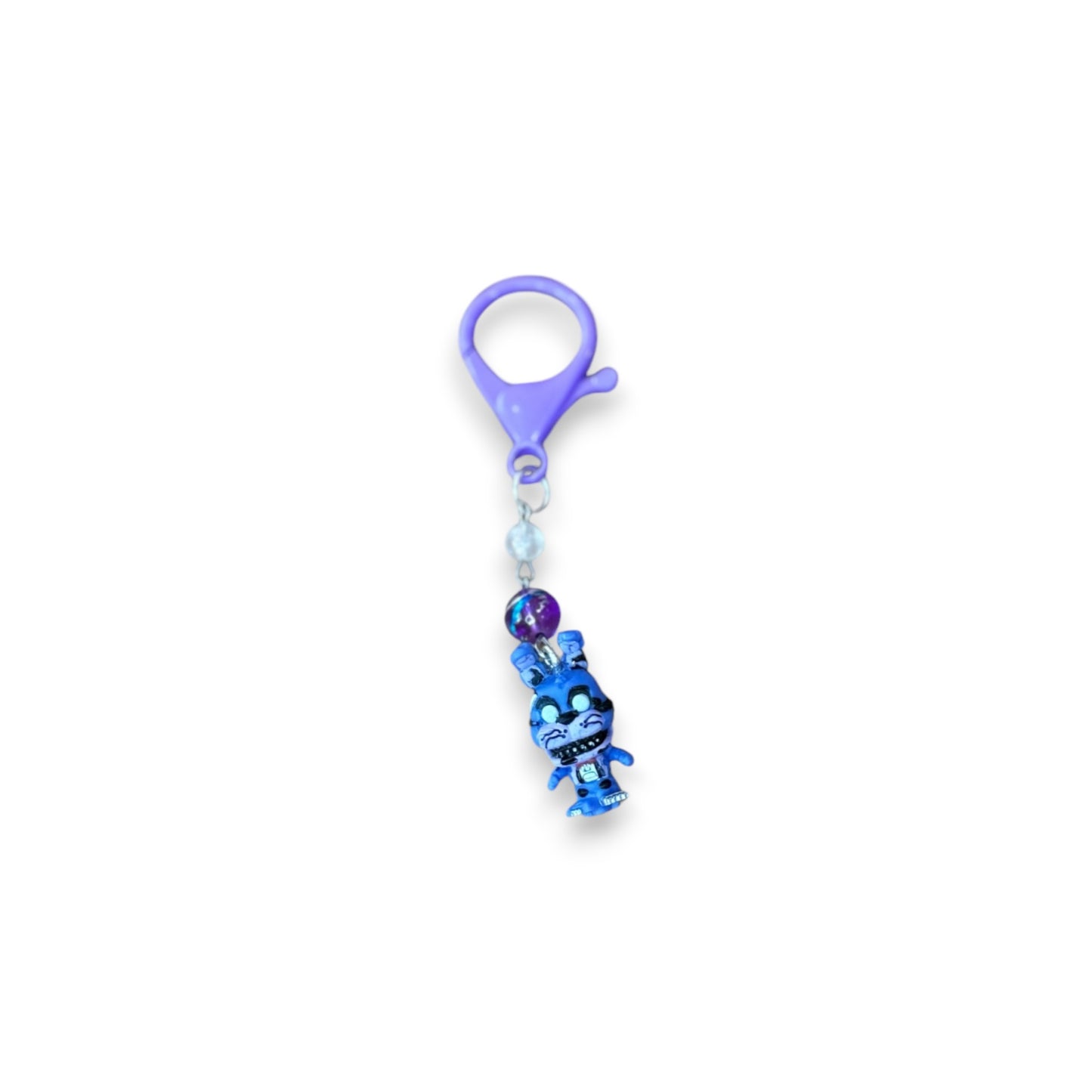 Stitchmarkers made with Five Nights at Freddy's Bitty Pop