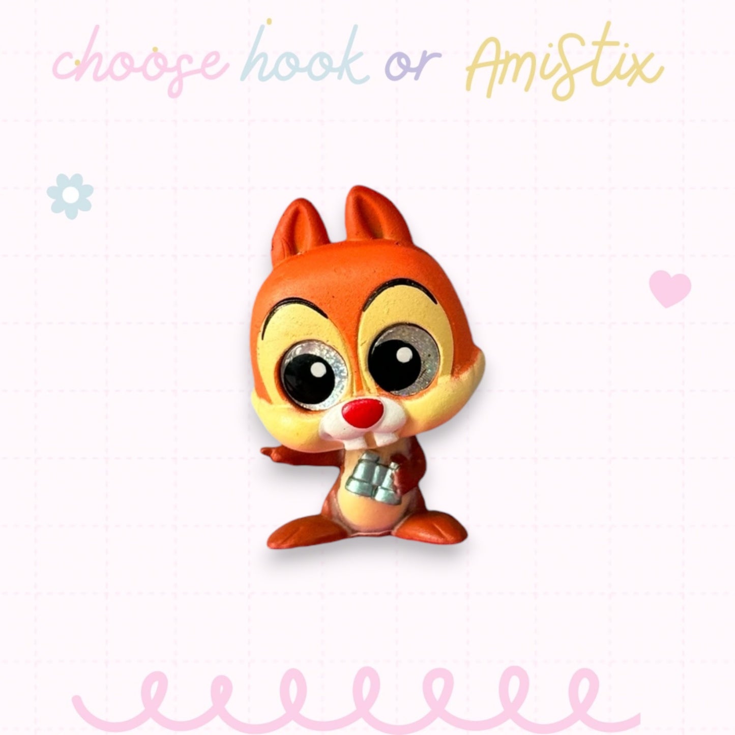 Choose Beaded Crochet Hook and/Or AmiStixTM - Made with Chip ‘n’ Dale Doorables