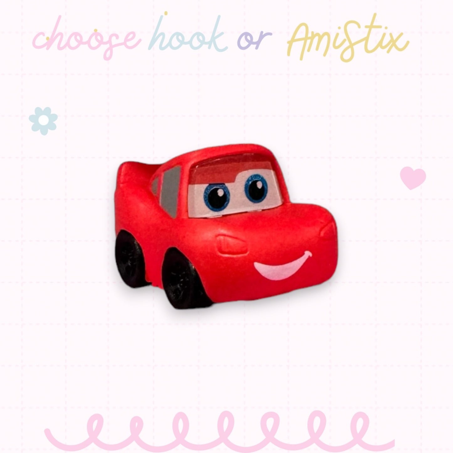 Interchangeable Topper Crochet Hook and/Or AmiStixTM - Made with Cars Doorables