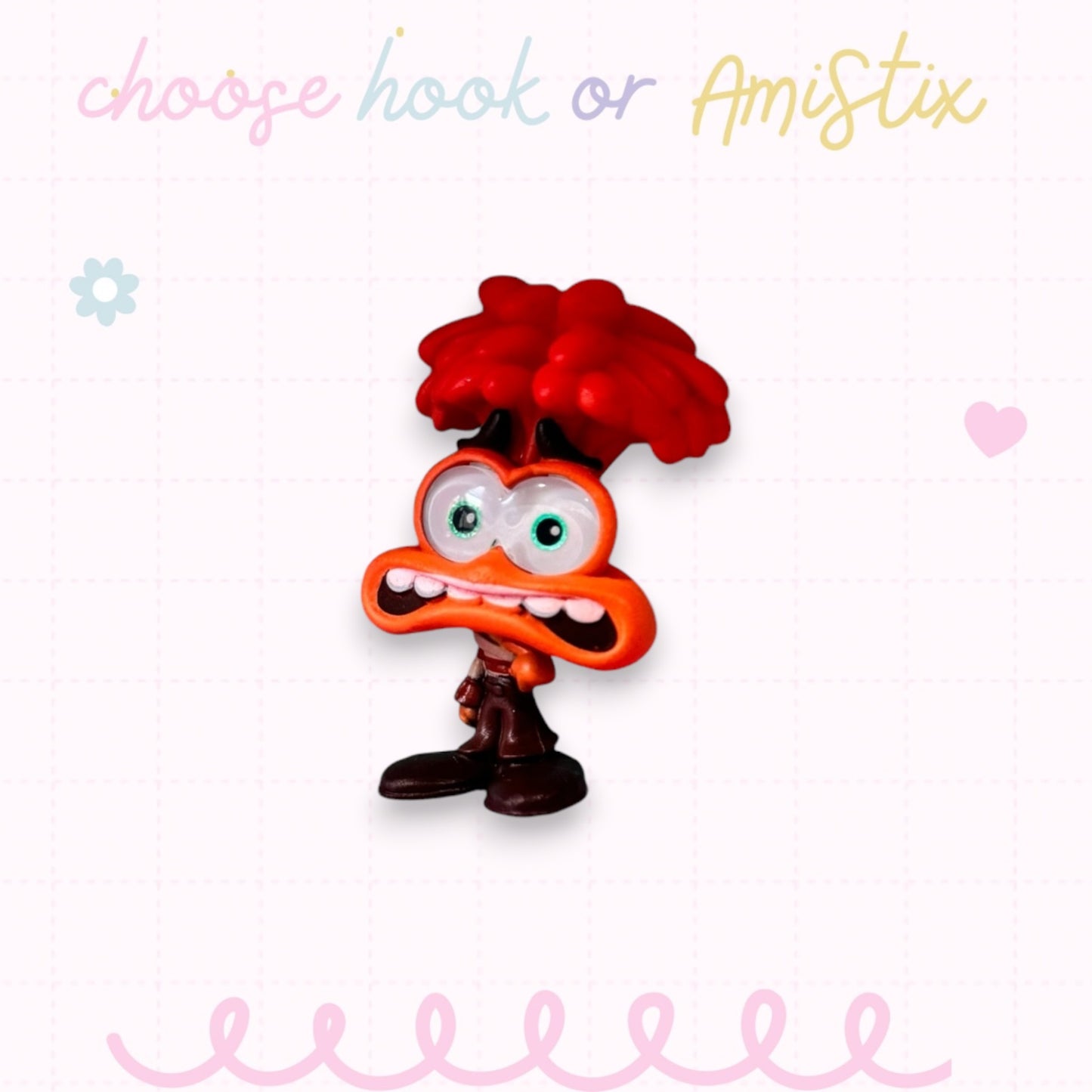 Choose Beaded Crochet Hook and/Or AmiStixTM - Made with Inside Out Disney Doorables