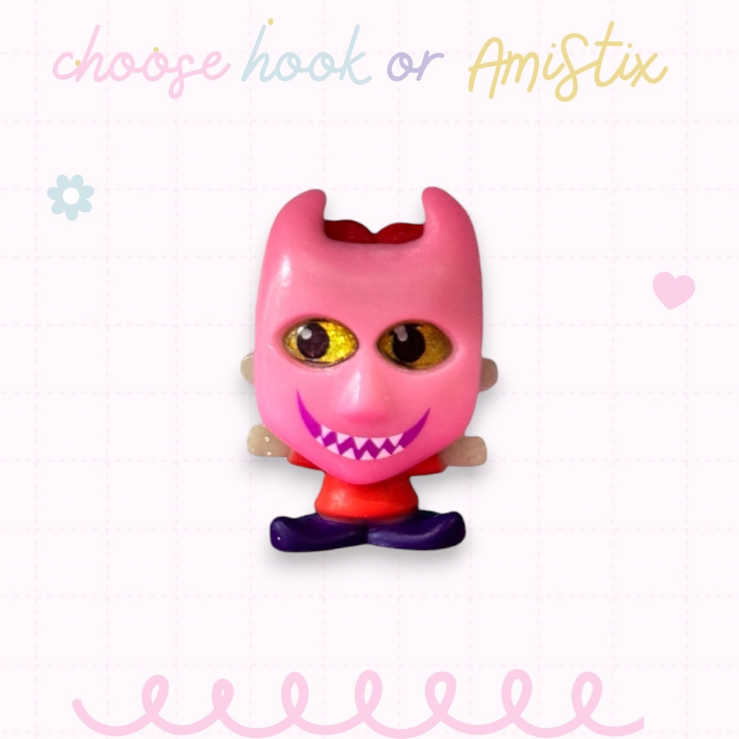 Interchangeable Topper Crochet Hook and/Or AmiStixTM - Made with Nightmare Before Christmas Doorables
