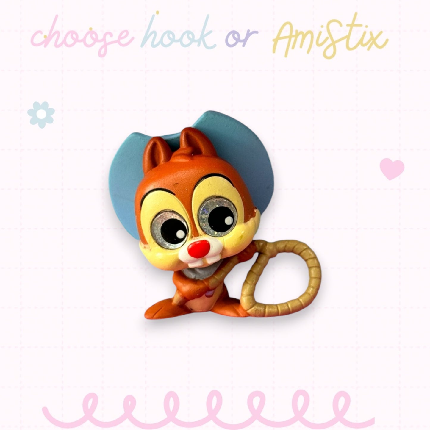 Choose Beaded Crochet Hook and/Or AmiStixTM - Made with Chip ‘n’ Dale Doorables