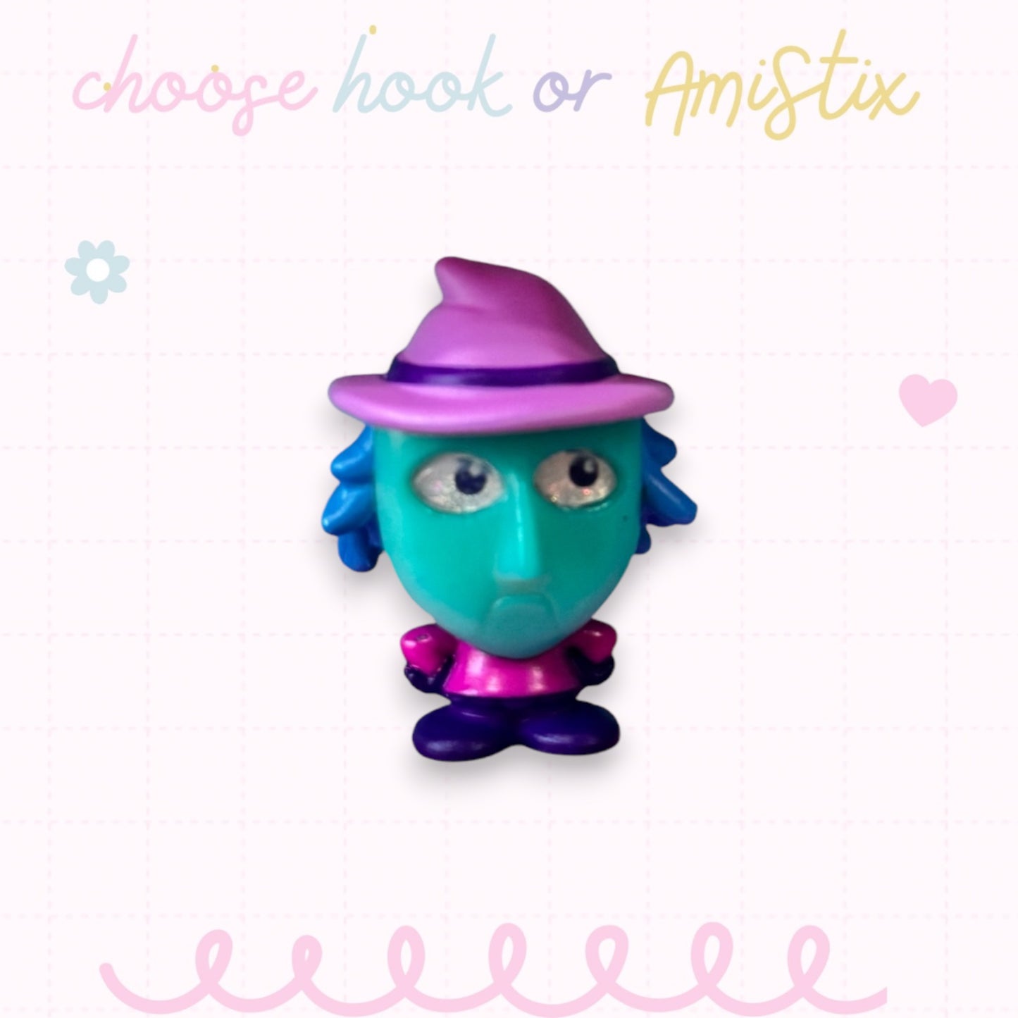 Interchangeable Topper Crochet Hook and/Or AmiStixTM - Made with Nightmare Before Christmas Doorables