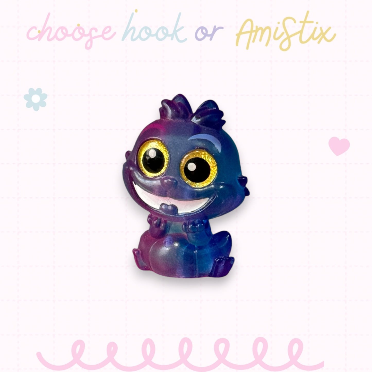 Choose Beaded Crochet Hook and/Or AmiStixTM -  Made with Alice in Wonderland Disney Doorables