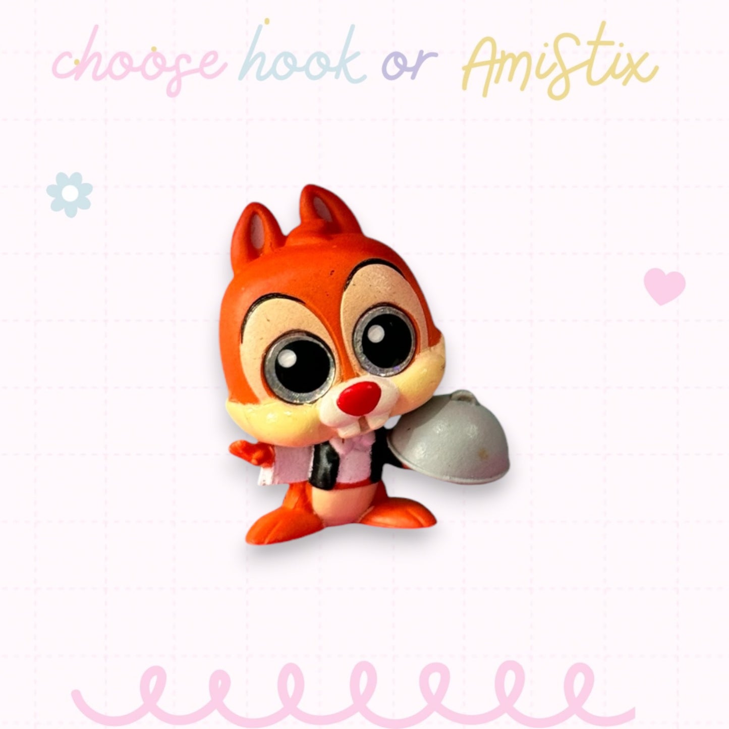 Choose Beaded Crochet Hook and/Or AmiStixTM - Made with Chip ‘n’ Dale Doorables