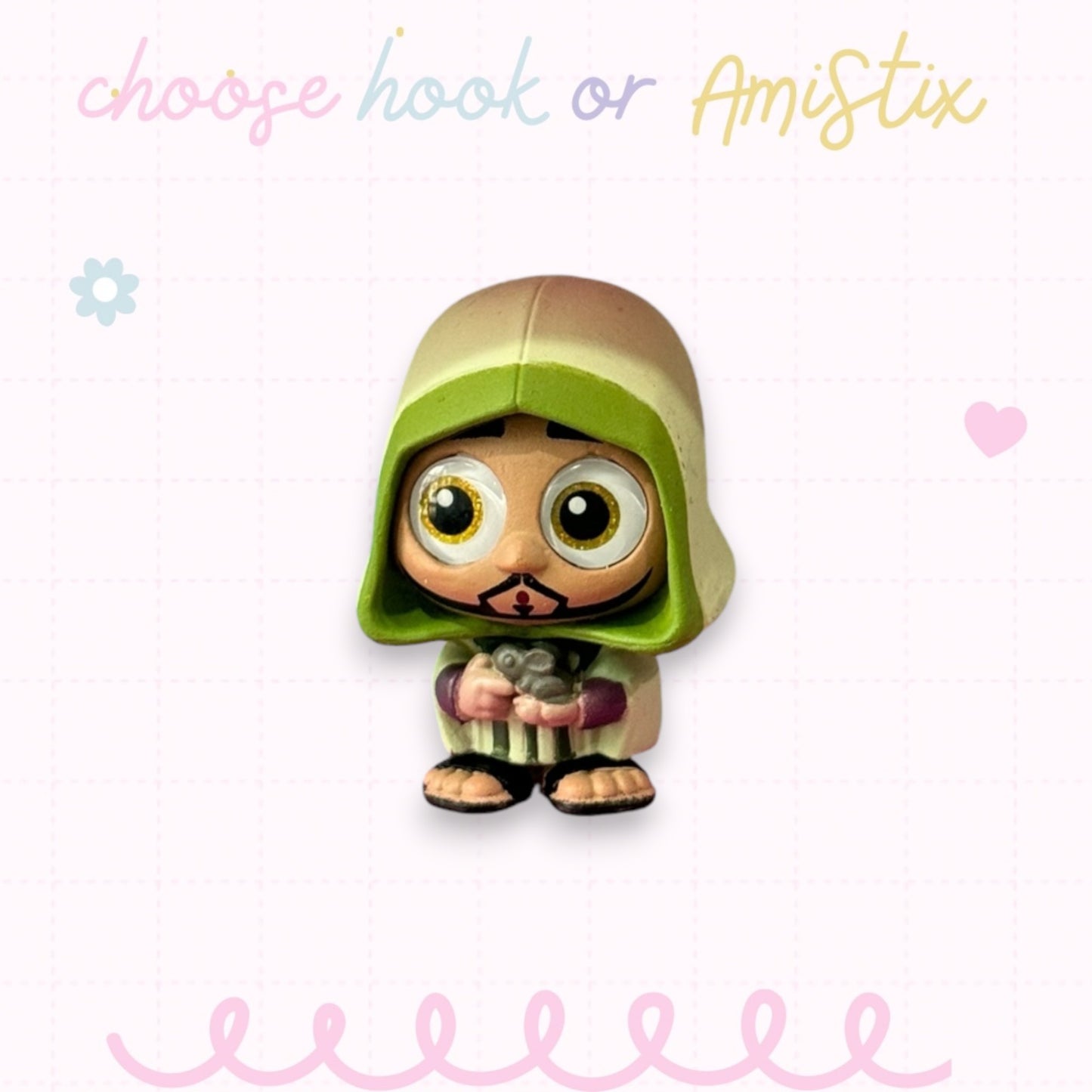 Choose Beaded Crochet Hook and/Or AmiStixTM - Made with Encanto Disney Doorables