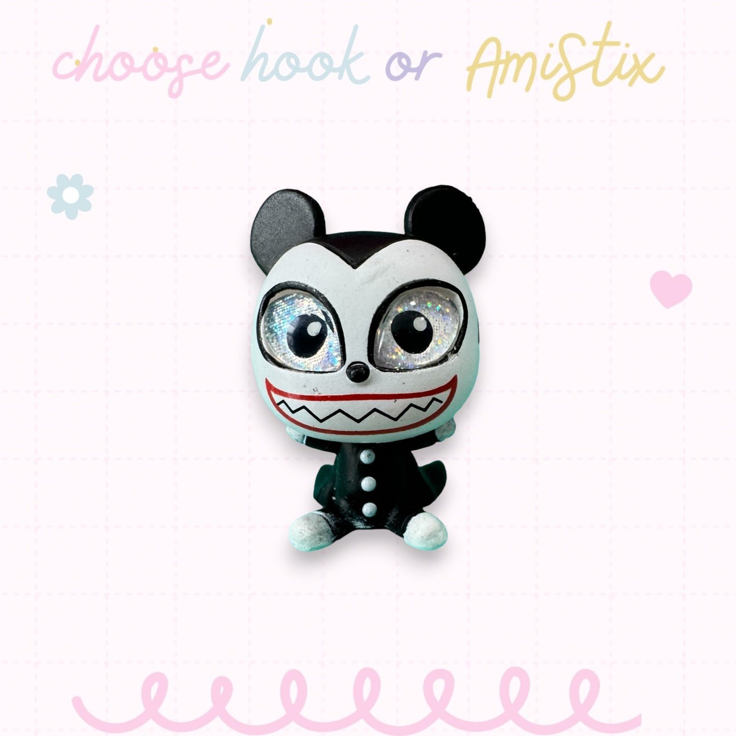 Interchangeable Topper Crochet Hook and/Or AmiStixTM - Made with Nightmare Before Christmas Doorables