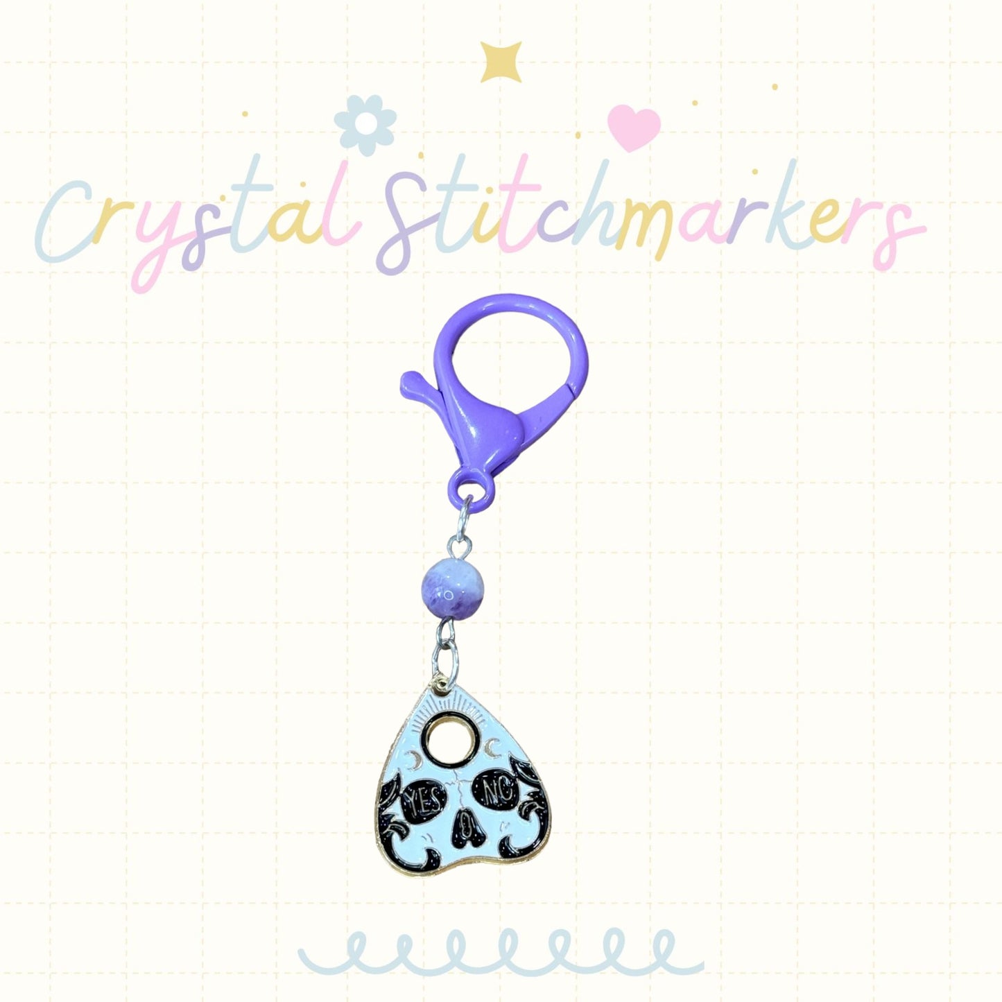 Dream Amethyst Halloween Theme Stitch Markers