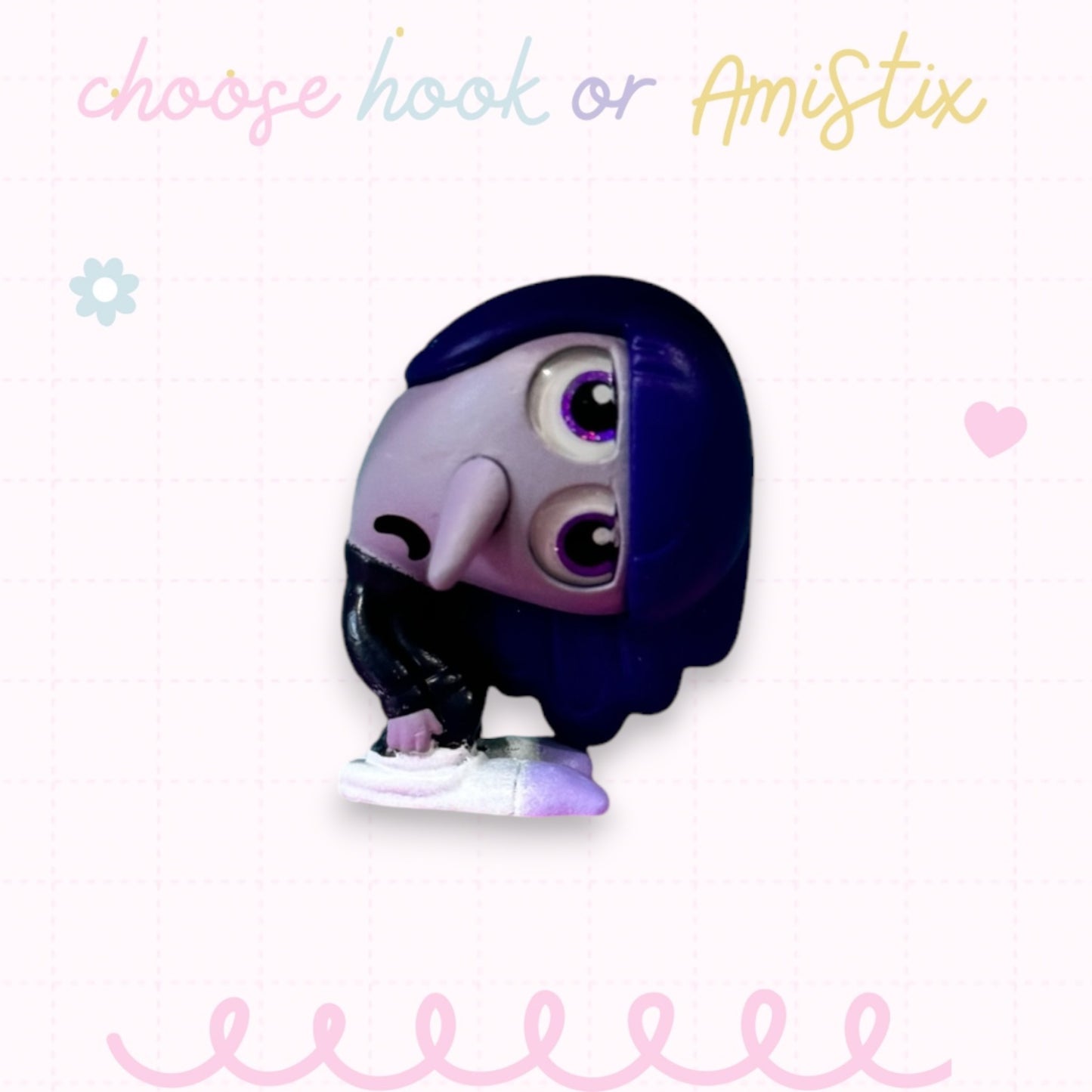 Choose Beaded Crochet Hook and/Or AmiStixTM - Made with Inside Out Disney Doorables