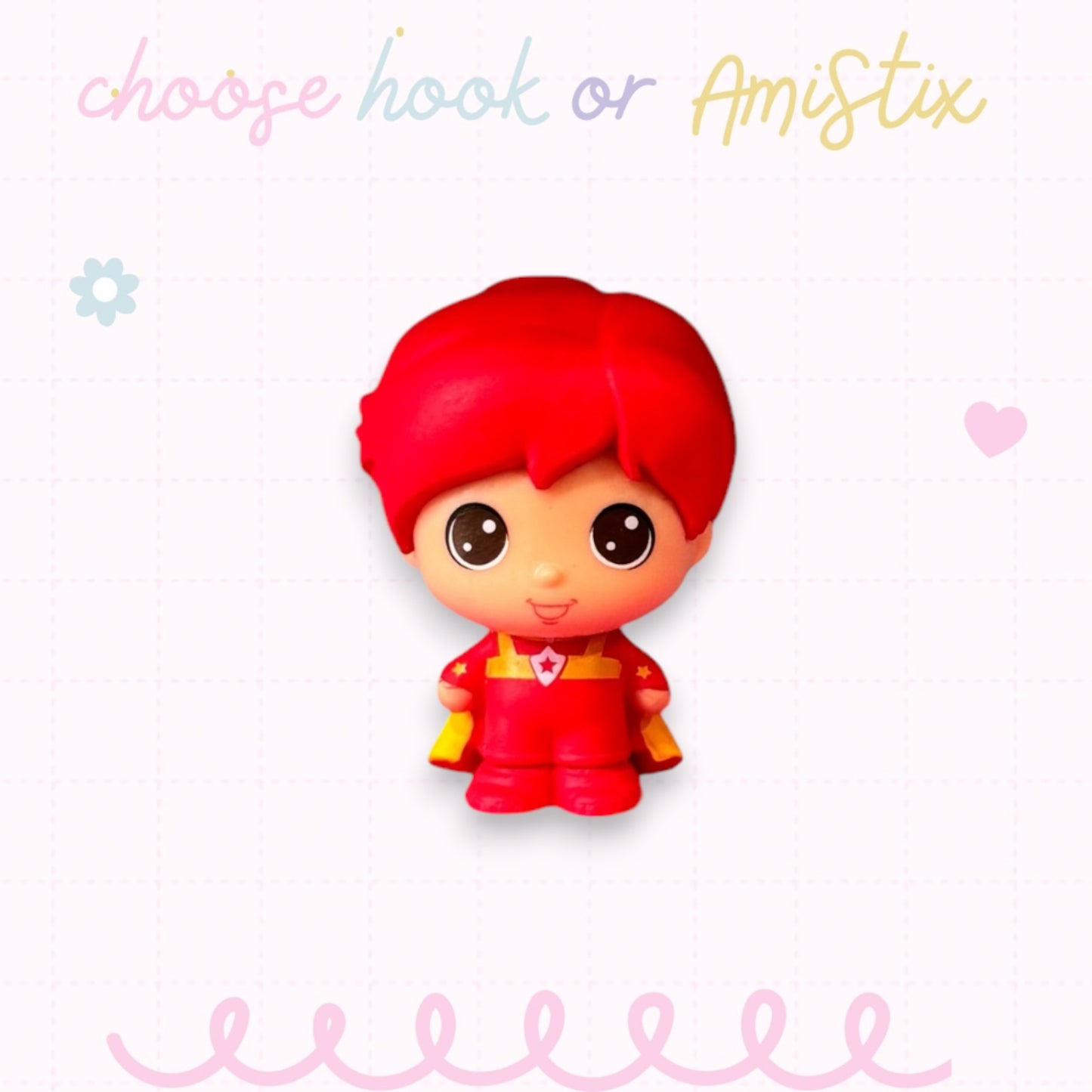 Choose Beaded Crochet Hook and/Or AmiStixTM - Made with Rainbow Brite Cheebee!