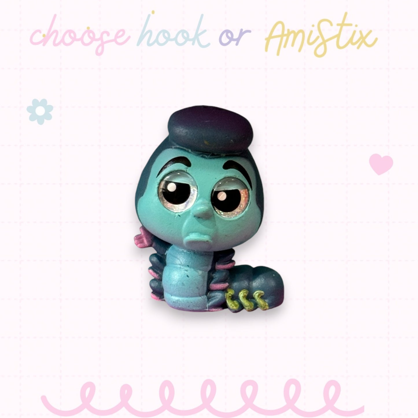Choose Beaded Crochet Hook and/Or AmiStixTM -  Made with Alice in Wonderland Disney Doorables