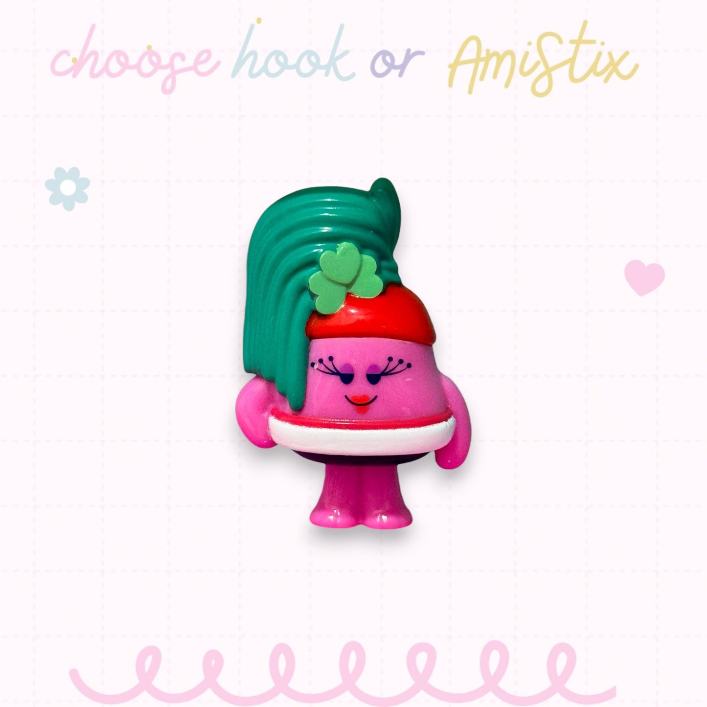 Choose Beaded Crochet Hook and/Or AmiStixTM - Made with Trolls Mineez by Dreamworks Mystery