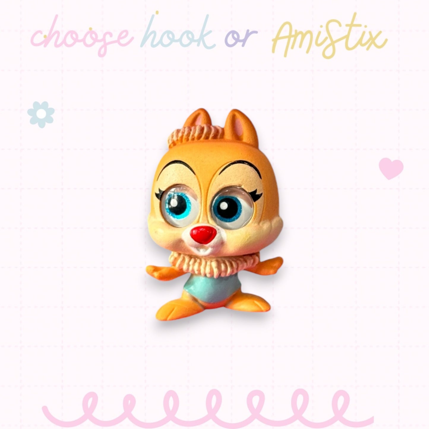 Choose Beaded Crochet Hook and/Or AmiStixTM - Made with Chip ‘n’ Dale Doorables